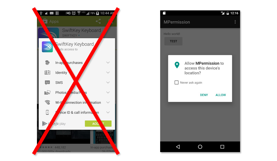 Everything every Android Developer must know about new Android's Runtime  Permission :: The Cheese Factory